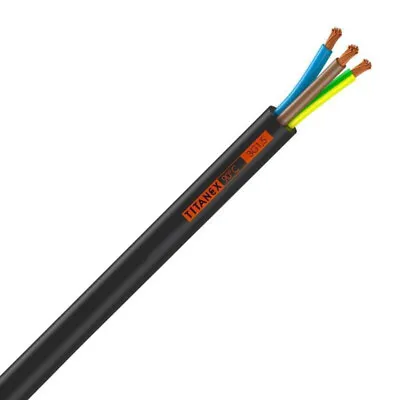 Coil Of Nexans TitanEx H07RN-F 3-Core Heavy Duty Rubber Cable • £47.95