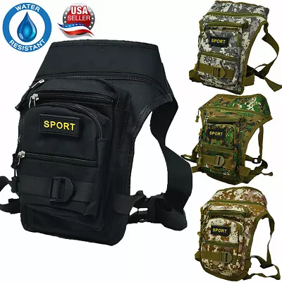 Waist Belt Drop Leg Thigh Bag Utility Holster Fanny Pack Sports Hip Pouch Bags • $37.99