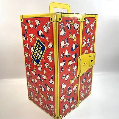 Peanuts Snoopy Wardrobe Trunk Vintage Cardboard Box 1965 Collectible Box Only • $49.99