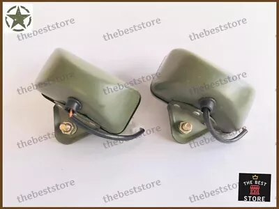 A Pair Of Willys Jeep Military Front Fender Blackout Light M38 M38a1 M170 12v • $56