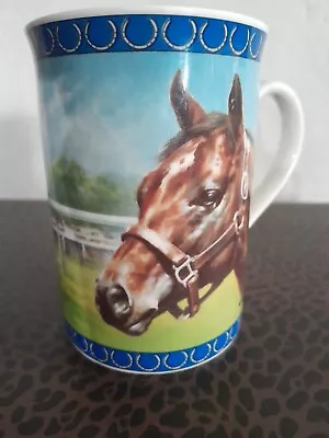 Danbury Mint Mug - Racing Legends By Graham Isom - Mill Reef • £5.99