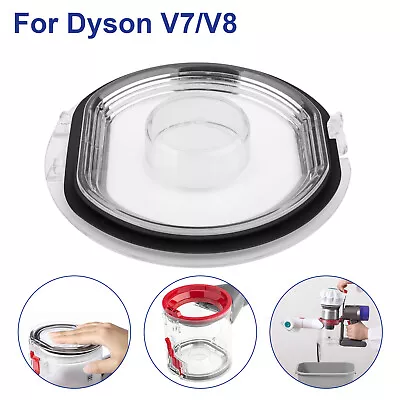 Bin Lid Cap For Dyson V7 / V8 Vacuum Cleaner Replacement Cover With Sealing Ring • $11.98