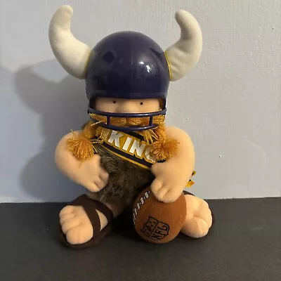 Vintage 1983 NFL Huddles Minnesota Vikings Stuffed Plush Mascot 9  Tudor Games • $25