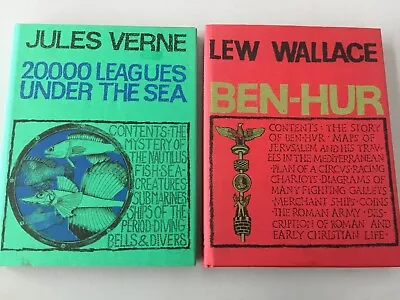 Lew Wallace Ben-Hur And Jules Verne 20000 Leagues Under The Sea Hb Vgc • £30