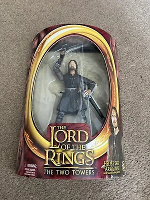Toy Biz Helms Deep Aragorn Lord Of The Rings Two Towers Action Figure • £14.99