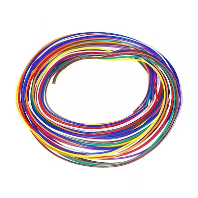 1/0.6 Single Core Equipment Hook Up Wire Pack (11 Colours X 2m) • £4.79