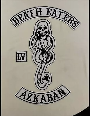Death Eaters Of Azkban Jacket Patches Iron On Large Size • $59.99