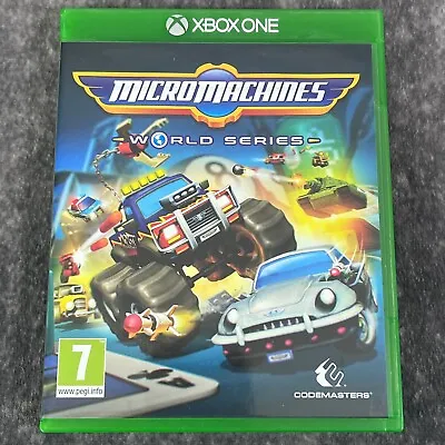 Micro Machines World Series Xbox One Game W/Manual • £9.99