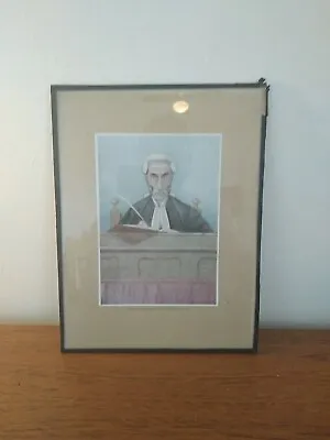 Vintage Vanity Fair Spy Print Of A Judge.  • £10