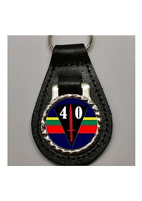 £4.45 • Buy 40 Commando Royal Marines Dagger Military Army Leather Pear Drop Shape Key Ring