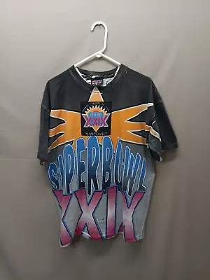 Men's Vintage (c)1994 Super Bowl XXIX 49ers Magic Johnson T's T-shirt XL • $60