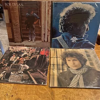 Bob Dylan 4 Albums Lot Greatest Hits 2 Blonde On Blonde Street Legal Basement • $34.95