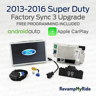 FORD F250 F350 2013 14 15 16 OEM Sync 2 To 3 Navigation CarPlay ANDROID AUTO • $799.99