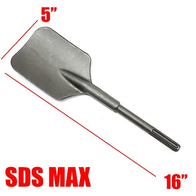 SDS MAX Clay Spade Square Shovel Chisel Bit For Jack Hammer Drill Milwaukee • $49.99