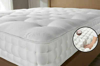 £115.82 • Buy Luxury Back Care 2000 Pocket Sprung Mattress Athen 3ft 4ft6 Double 5ft King Size