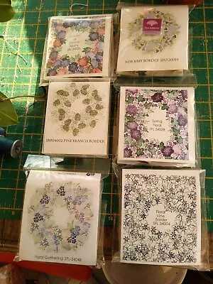 £6 • Buy Rubber Stamp Tapestry Packs. Floral Gathering, Floral Vine, Spring Floral, Pine
