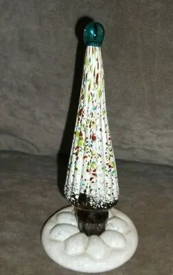 Artisan Glass Christmas Tree 4  Tall Murano? • $95