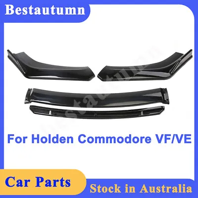 Front Bumper Lip Splitter Spoiler Body Kits Fit For Holden Commodore VF VE • $54.69