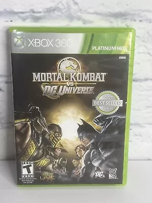 Mortal Kombat Vs. DC Universe (Microsoft Xbox 360) CIB Complete & Tested • $13.50
