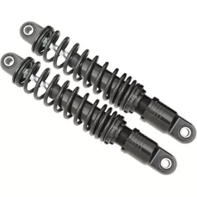 Black 13  Rear Coil Overs Shocks Ride Adjustable Harley Touring Nitrogen Gas 85+ • $319.38