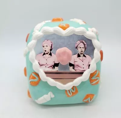 Vintage I Love Lucy Chocolate Factory  Cookie Jar #14342 By Vandor Excellent  • $82.49