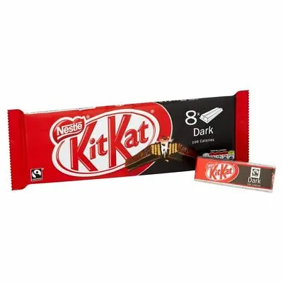 Kit Kat 2 Finger Dark 8 X 20.8g - Pack Of 2 • £8.79