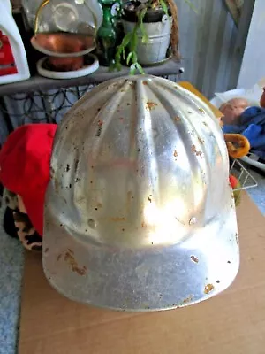 VINTAGE  Aluminum SuperLite Fibre Metal Construction Miner Hard Hat Helmet • $24.99