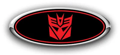 F150 2010-2014 3PC Kit  Transformers  Decepticon  Overlay Emblem Decals B/R • $22.99