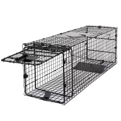 Folding 32 Inch Live Humane Animal Trap - Safe Traps For All Animals - Raccoons • $63.37