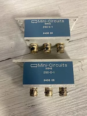 2x MINI CIRCUITS ZSC-2-1 2 Ways Power Splitter 0.1 - 400 MHz 50Ω SPLITTER • $29.99