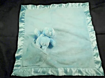 Gund Baby My First Teddy Blue Buddy Plush Lovey Security Blanket • $6.97