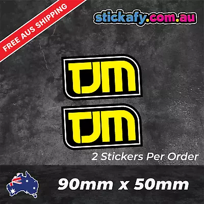 2x TJM Sticker Funny Laptop Car Window Bumper 4x4 Decal JDM Aussie ARB Cute • $4.95