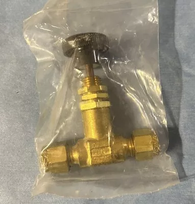 New Nupro B-4j Needle Brass Valve 1/4  Tube • $22.99