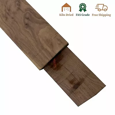 Black Walnut 8/4 Lumber Board I FAS Grade | 5 Bd. Feet | Rough Sawn | Kiln Dried • $154.59