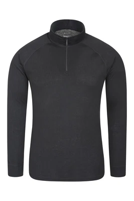 £16.99 • Buy Mountain Warehouse Mens Long Sleeved Half Zip Thermal Top Base Layer Breathable