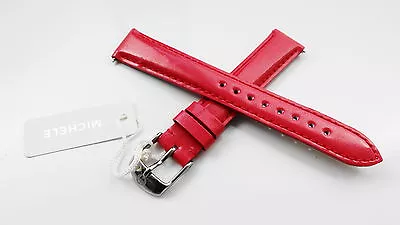 New Authentic Michele Mini Urban  Deco Park Hot Pink Watch Band Strap 16 Mm  • $19.99