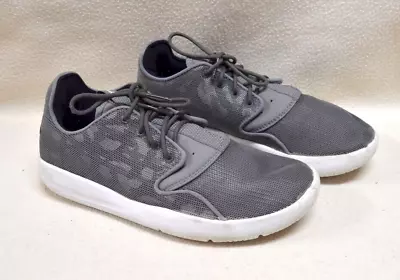 Nike Air Jordan Eclipse Boys Grey Camo Low Top Basketball Shoes Youth Size 3.5Y • $50