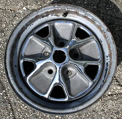 1967 Ford Mustang GT Styled Steel & Chrome 14  Wheel / Rim • $110