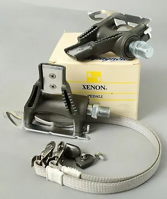 $59.30 • Buy CAMPAGNOLO Xenon Pedal Set. NEW NOS. Boxed, Straps, Buttons, Hardware,  Vintage
