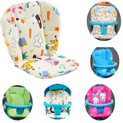 Baby Removable High Chair Mat Feeding Seat Folding Cover Booster Pram Pad • £8.55