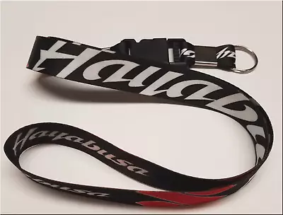 Black Hayabusa  14  Key Lanyard Key Chain Key Holder Motorcycle • $9.45