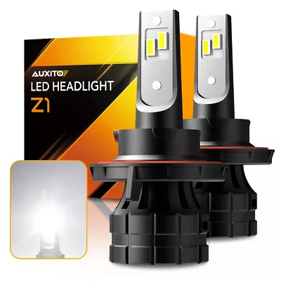 Auxito LED Headlight H13 Low Beam Bulb Canbus Kit 30000LM 6000K Ultra Bright 2X • $26.59
