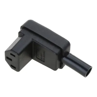 90 Degree Angled IEC 320 C13 Female Plug AC 10A  250V Power Cord Cable Connector • $7.28