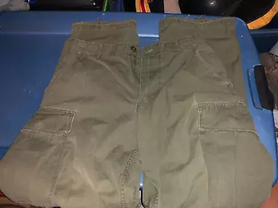 Vietnam War US Army OD Poplin JUNGLE Combat Pants Small Long Dated 1969 • $65