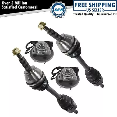 Wheel Hub Bearing & CV Axle Kit LH RH Set Of 4 For Explorer Mountaineer Aviator • $200.99