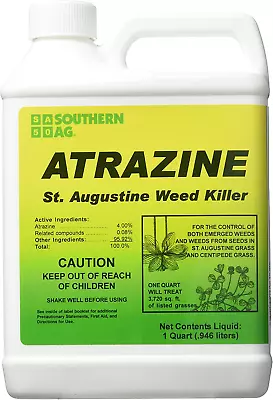 $34.47 • Buy 006130 Atrazine St. Augustine Weed Killer 32Oz Specialty Herbicide, Light Tan