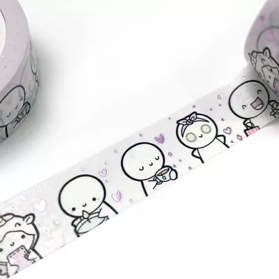 TheCoffeeMonsterzCo Washi Tape - Self Care Emotis 2.0 Washi Tape 15mm • $15