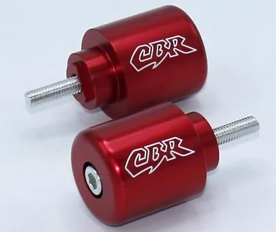 Honda CBR 250 300 500 650 CBR250 CB300 CBR300 CB500 CBR500 CBR650 RED BAR ENDS • $12.95