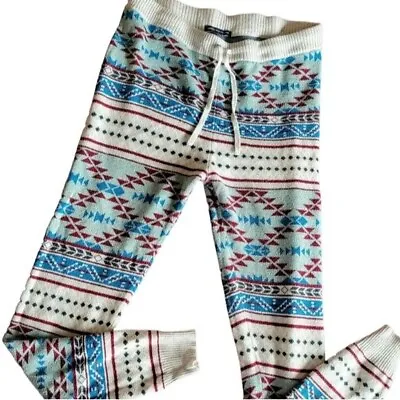 American Eagle Sweater Aztec Print Leggings Medium Women's Loungewear Comfort • $15