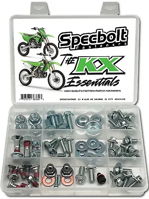 Bolt Kit Kawasaki KX Essentials Track & Trail Seat Subframe Plastics Brake Fork • $29.99